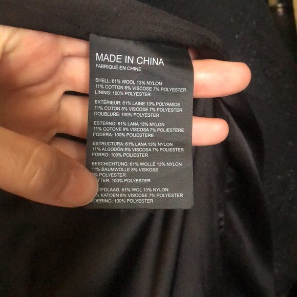 Club Monaco Black Coat - Picture 3 of 3